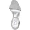 imageNaturalizer womens JoyHeeled SandalSilver Metallic Fabric