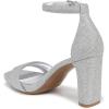 imageNaturalizer womens JoyHeeled SandalSilver Metallic Fabric