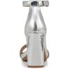 imageNaturalizer womens JoyHeeled SandalSilver Metallic Smooth