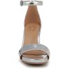 imageNaturalizer womens JoyHeeled SandalSilver Metallic Smooth