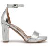 imageNaturalizer womens JoyHeeled SandalSilver Metallic Smooth