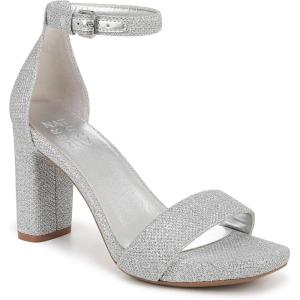 imageNaturalizer womens JoyHeeled SandalSilver Metallic Fabric
