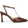 imageNaturalizer Womens Astrid Pointed Toe TStrap PumpCocoa Leather