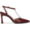 imageNaturalizer Womens Astrid Pointed Toe TStrap PumpCranberry Red Leather