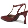 imageNaturalizer Womens Astrid Pointed Toe TStrap PumpCranberry Red Leather