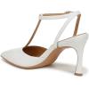 imageNaturalizer Womens Astrid Pointed Toe TStrap PumpWhite Leather