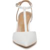 imageNaturalizer Womens Astrid Pointed Toe TStrap PumpWhite Leather