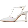 imageNaturalizer Womens Astrid Pointed Toe TStrap PumpWhite Leather