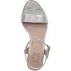 imageNaturalizer Womens Bristol SandalSoft Silver Metallic Linen