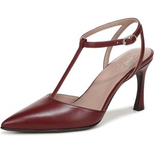 imageNaturalizer Womens Astrid Pointed Toe TStrap PumpCranberry Red Leather
