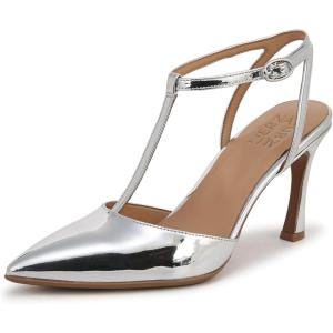 imageNaturalizer Womens Astrid Pointed Toe TStrap PumpMetallic Sliver
