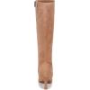 imageNaturalizer Womens Deesha Wide Calf Knee High BootCafe Brown Suede Wide Calf