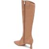 imageNaturalizer Womens Deesha Wide Calf Knee High BootCafe Brown Suede Wide Calf