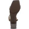 imageNaturalizer Womens Hana Heeled SandalDark Brown Leopard Suede