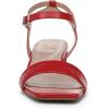 imageNaturalizer Womens Hana Heeled SandalRed Leather