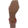 imageNaturalizer Womens Hana Heeled SandalRed Leather