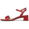 imageNaturalizer Womens Hana Heeled SandalRed Leather