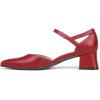 imageNaturalizer Womens MaddoxHearts Flame Red Leather