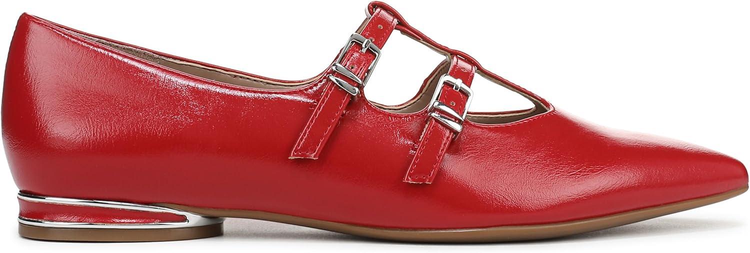 imageNaturalizer Womens Brigitte Mary Jane FlatCrimson Red