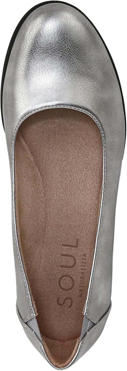 imageNaturalizer Womens Idea Slip on Ballet FlatPewter Metallic