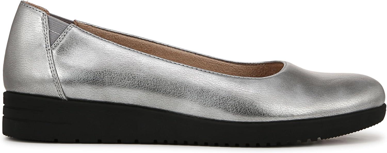 imageNaturalizer Womens Idea Slip on Ballet FlatPewter Metallic