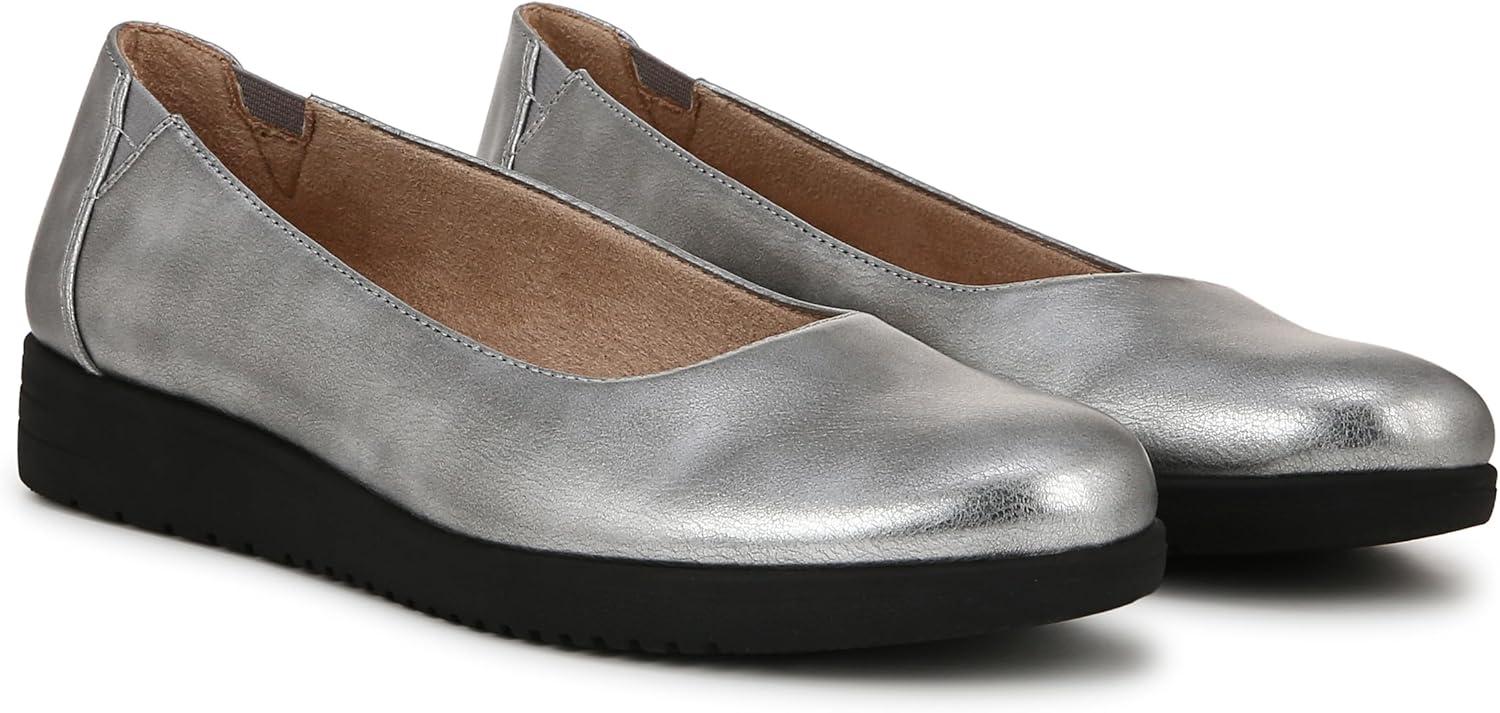 imageNaturalizer Womens Idea Slip on Ballet FlatPewter Metallic