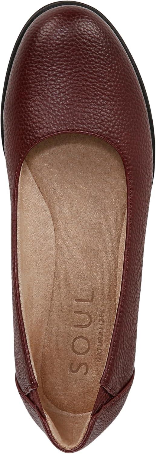 imageNaturalizer Womens Idea Slip on Ballet FlatWine Dark Red