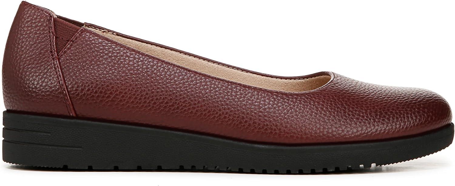 imageNaturalizer Womens Idea Slip on Ballet FlatWine Dark Red
