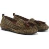 imageNaturalizer Womens Betsy Driving Style LoaferOlive Houdstooth Suede