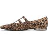imageNaturalizer Womens Brigitte Mary Jane FlatDark Brown Leopard Print