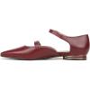 imageNaturalizer Womens Harmony Mary Jane FlatCranberry Red Leather