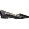 imageNaturalizer Womens Havana Pointed Toe Slip On Dress Ballet FlatBlack Leather