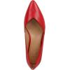 imageNaturalizer Womens Havana Pointed Toe Slip On Dress Ballet FlatCrantini Red Leather
