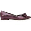 imageNaturalizer Womens Havana Pointed Toe Slip On Dress Ballet FlatDeep Plum Purple Bow