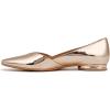 imageNaturalizer Womens Havana Pointed Toe Slip On Dress Ballet FlatRose Gold Leather