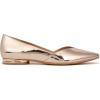 imageNaturalizer Womens Havana Pointed Toe Slip On Dress Ballet FlatRose Gold Leather