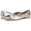 imageNaturalizer Womens Havana Pointed Toe Slip On Dress Ballet FlatSilver Bow