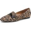 Dark Brown Leopard Suede