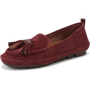 imageNaturalizer Womens Betsy Driving Style LoaferCranberry Red Suede