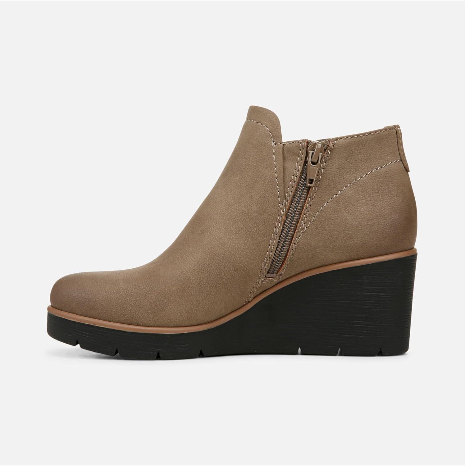 imageNaturalizer SOUL Womens Affirm Water Resistant Wedge Ankle Bootie Taupe 8 M
