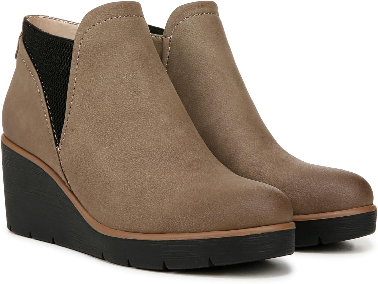 imageNaturalizer SOUL Womens Affirm Water Resistant Wedge Ankle Bootie Taupe 8 M