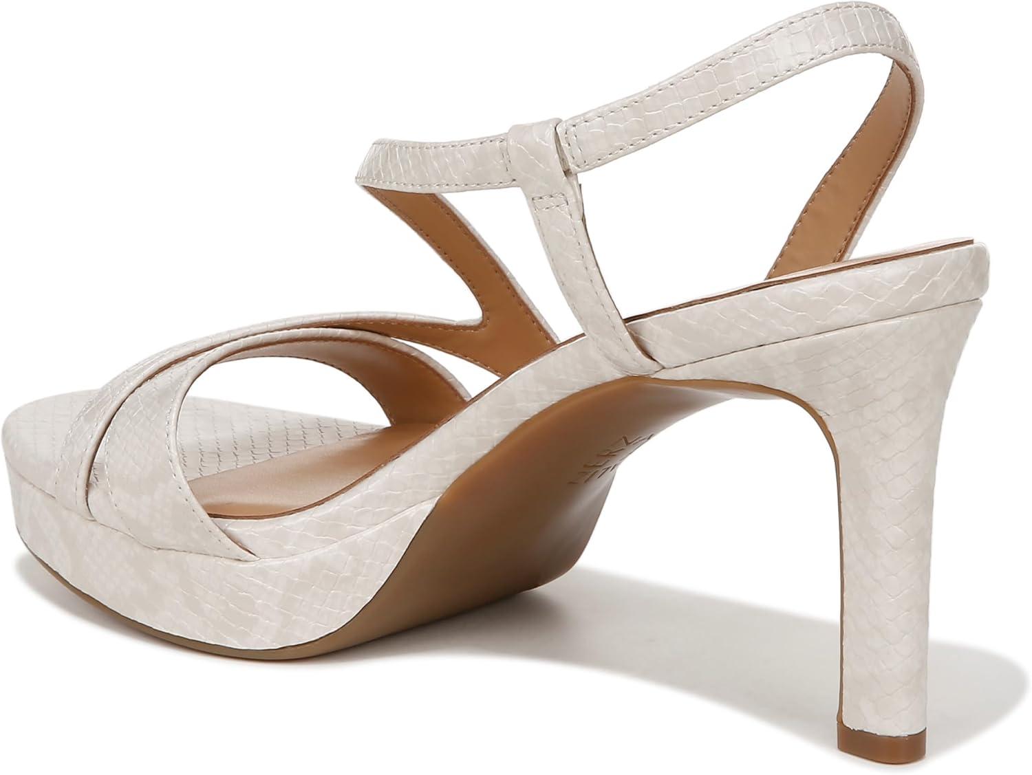 imageNaturalizer Womens Abby Heeled SandalBeige Snake Pattern