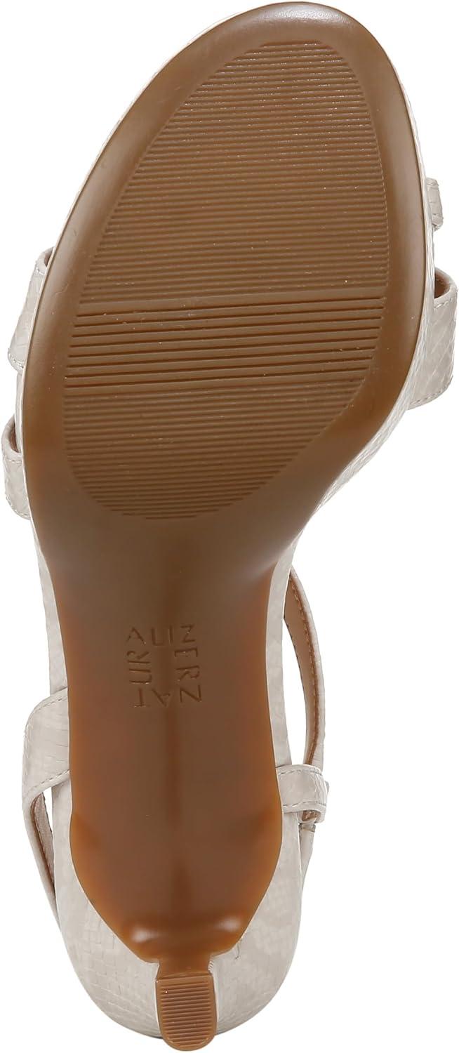 imageNaturalizer Womens Abby Heeled SandalBeige Snake Pattern