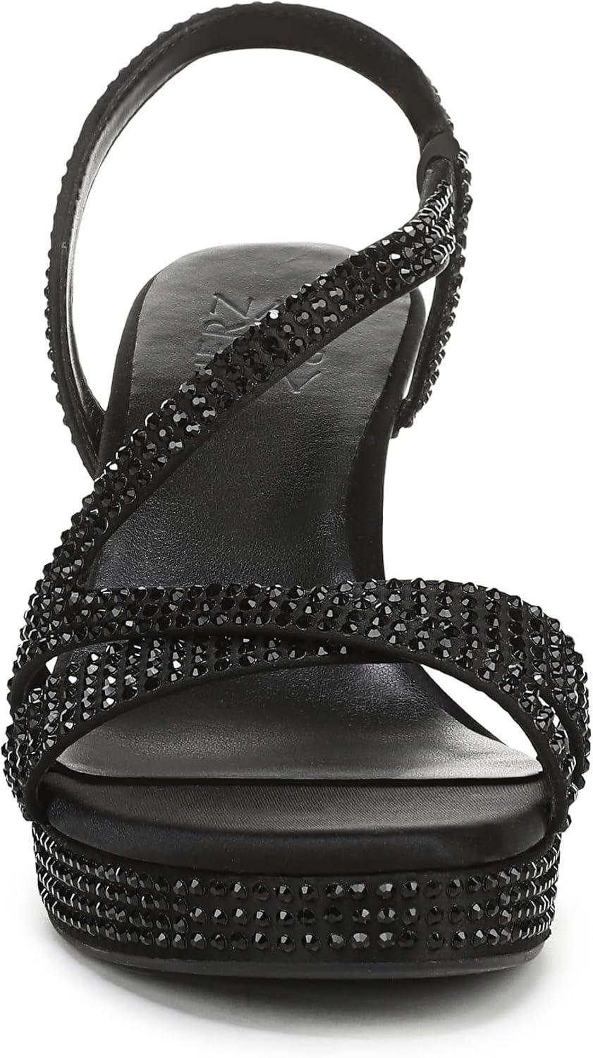 imageNaturalizer Womens Abby Heeled SandalBlack Satin