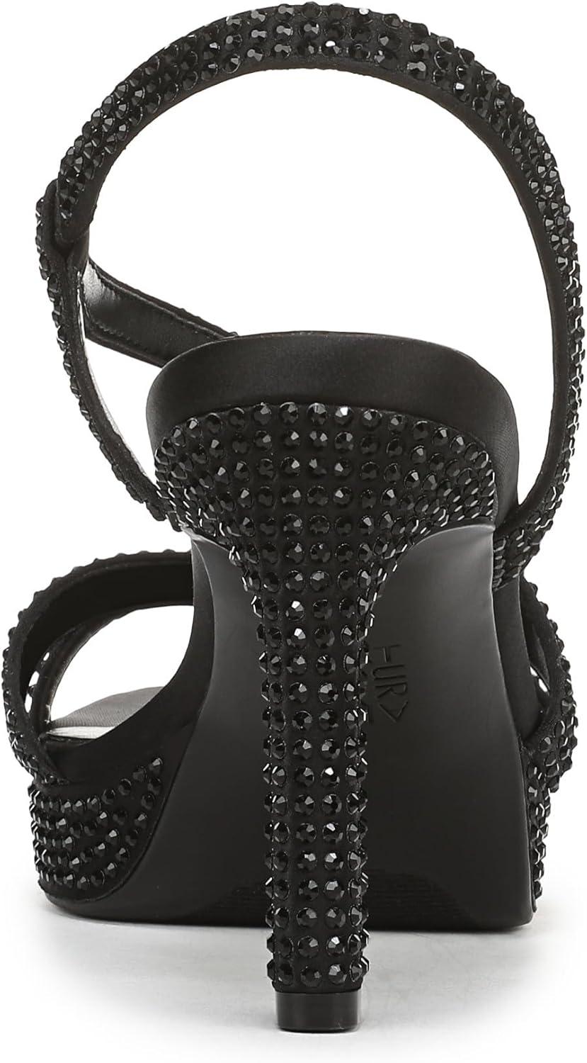 imageNaturalizer Womens Abby Heeled SandalBlack Satin