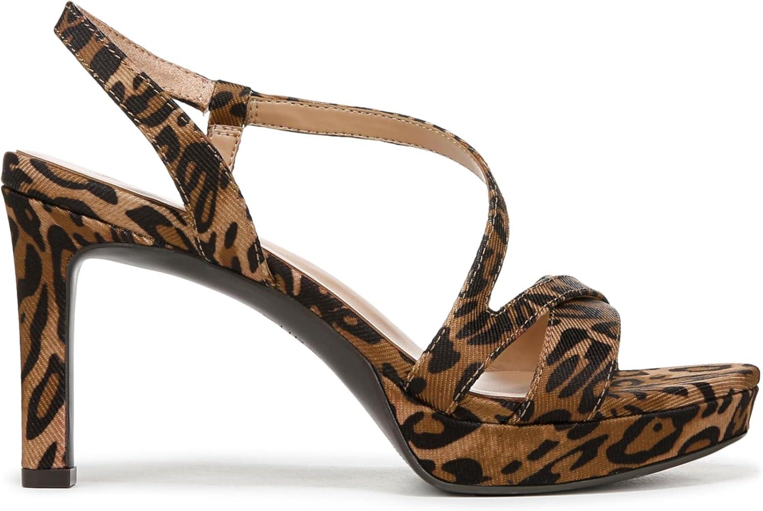 imageNaturalizer Womens Abby Heeled SandalCheetah Animal Print