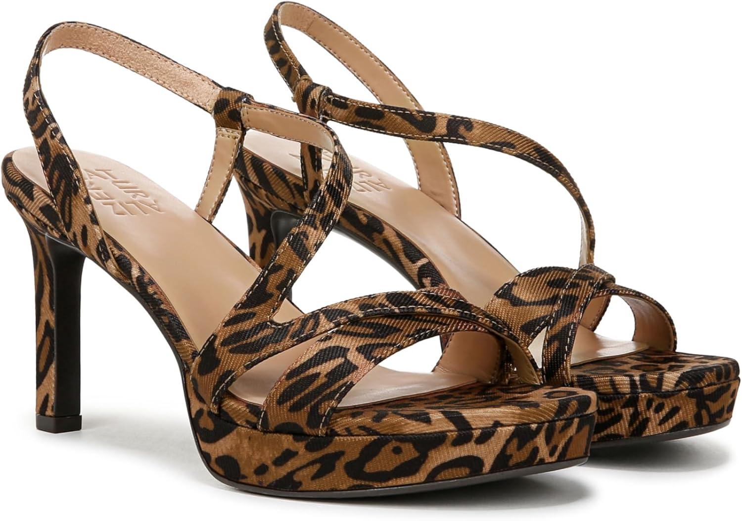 imageNaturalizer Womens Abby Heeled SandalCheetah Animal Print