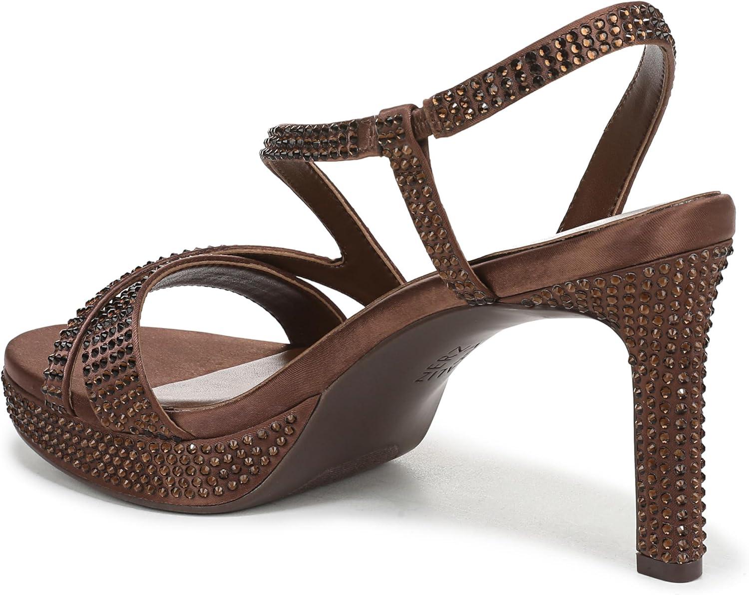 imageNaturalizer Womens Abby Heeled SandalChocolate Satin