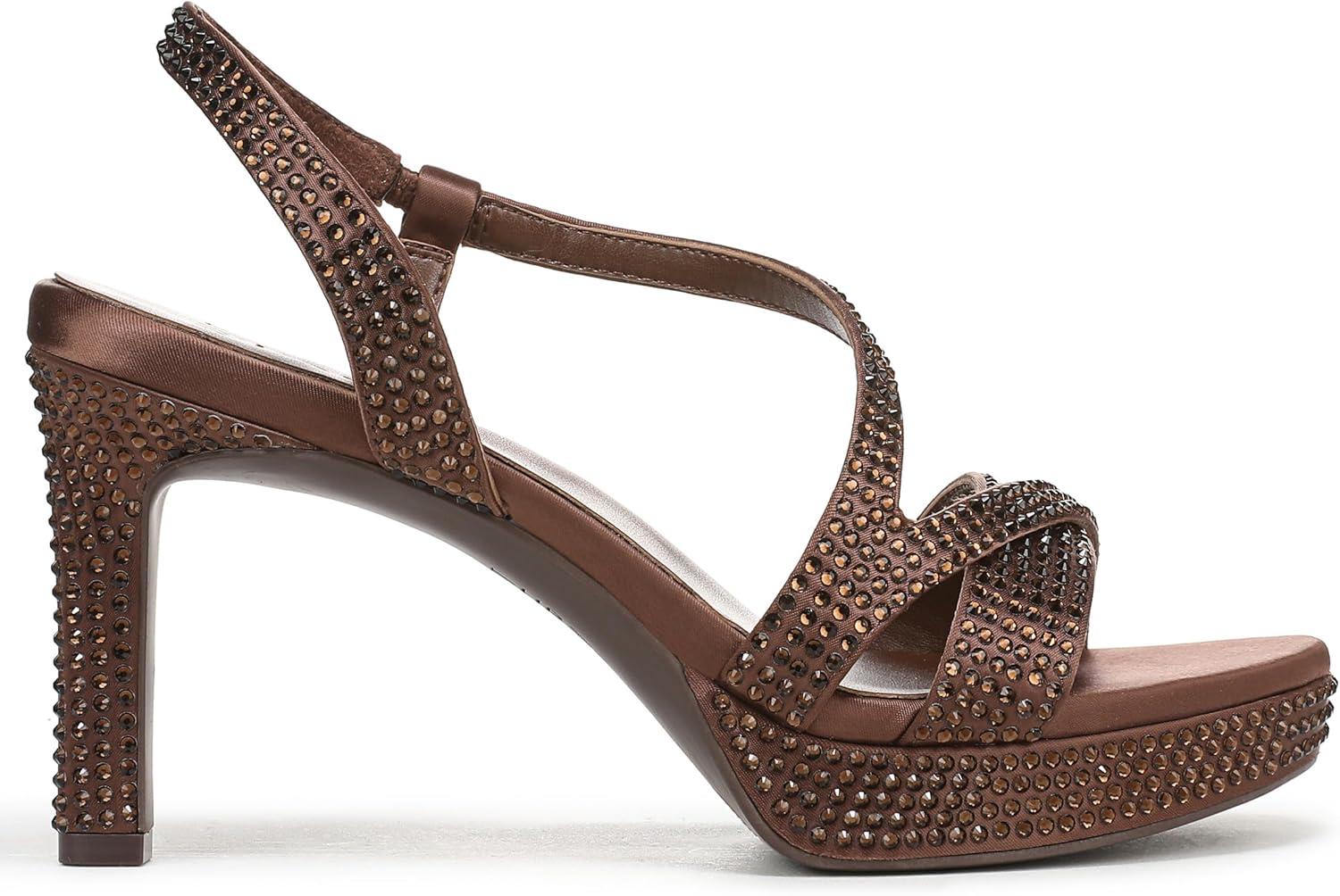 imageNaturalizer Womens Abby Heeled SandalChocolate Satin