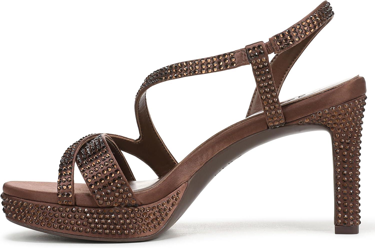 imageNaturalizer Womens Abby Heeled SandalChocolate Satin